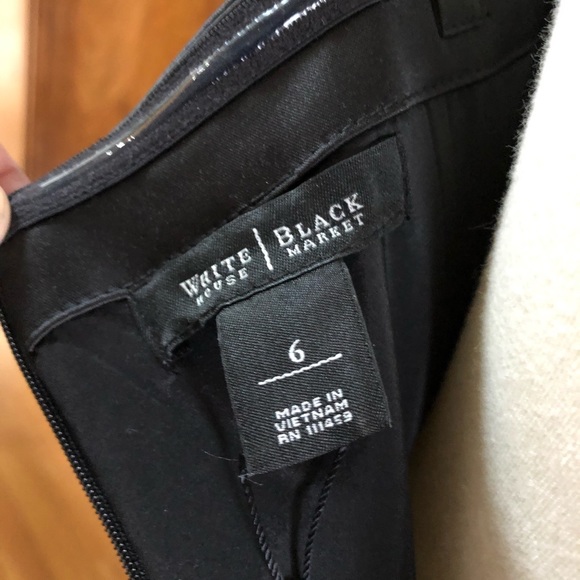 White House/Black Market spandex satin dress. - Picture 4 of 7